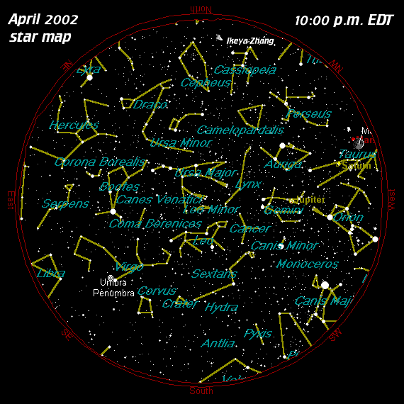 April Star Map
