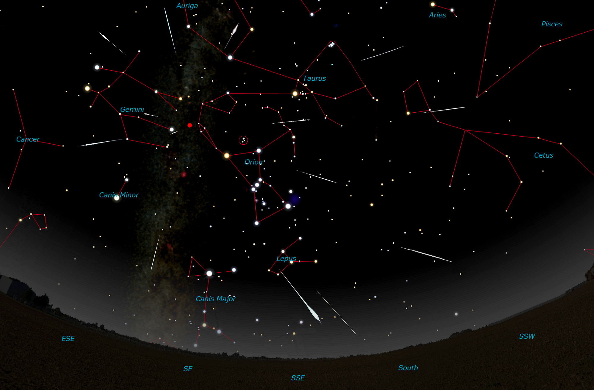 [Orionid Meteor Shower Radiant]