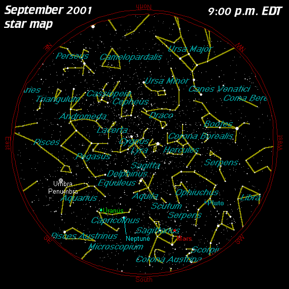 September Star Map