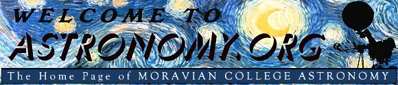 WELCOME TO THE HOME PAGE OF MORAVIAN COLLEGE ASTRONOMY