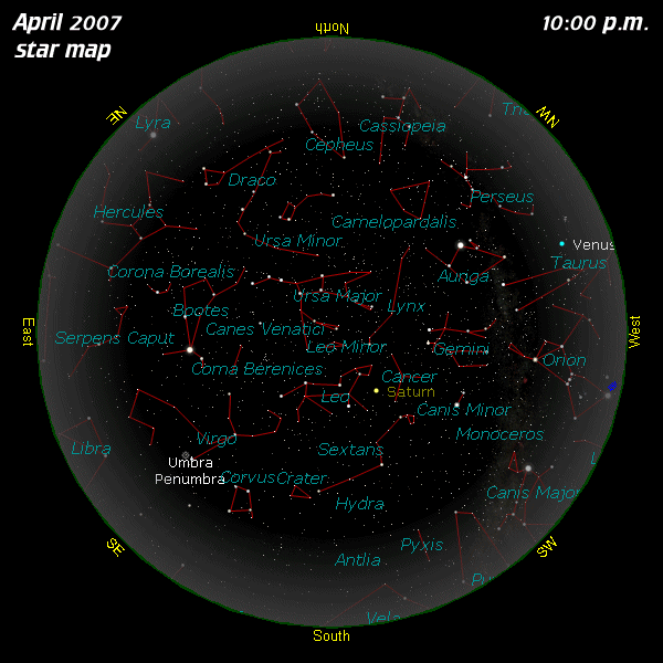 [April Star Map]