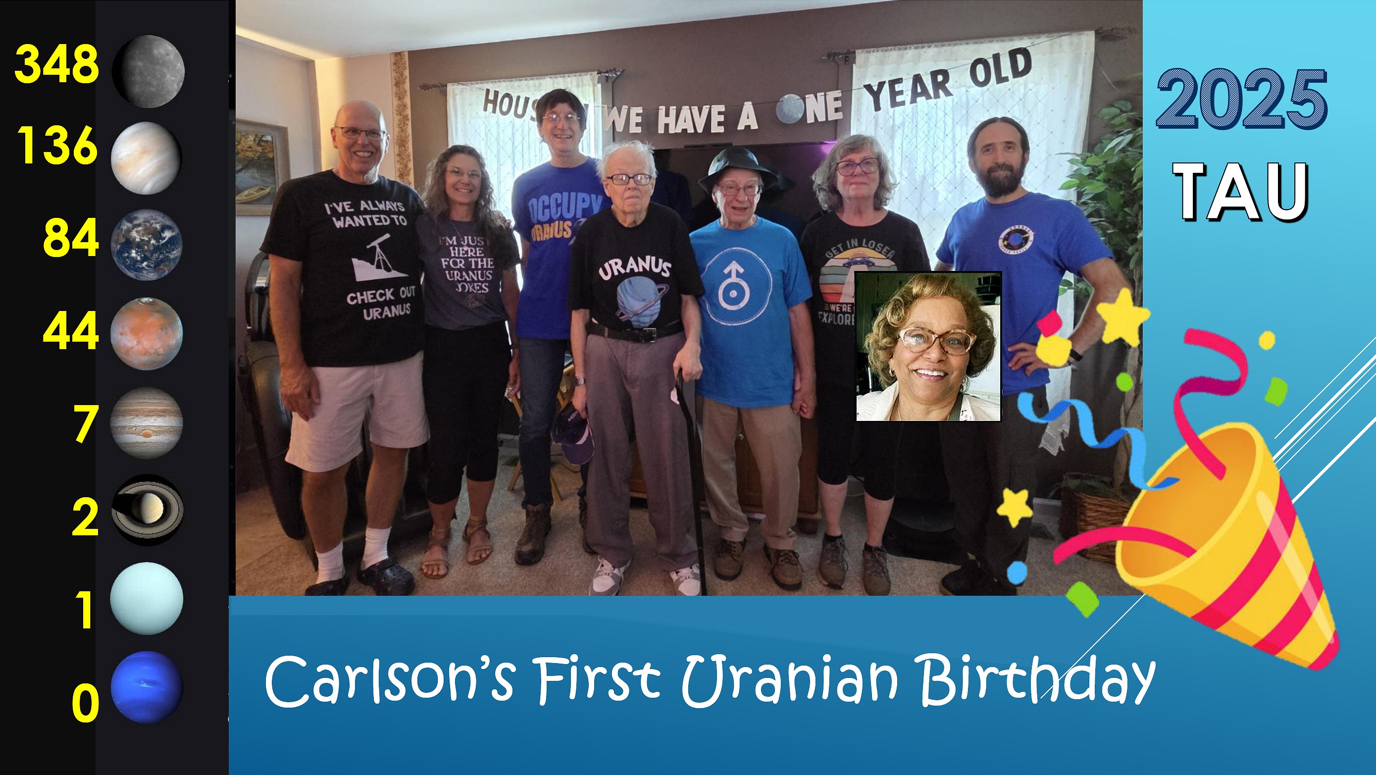 [Carlson's First Uranian Birthday]