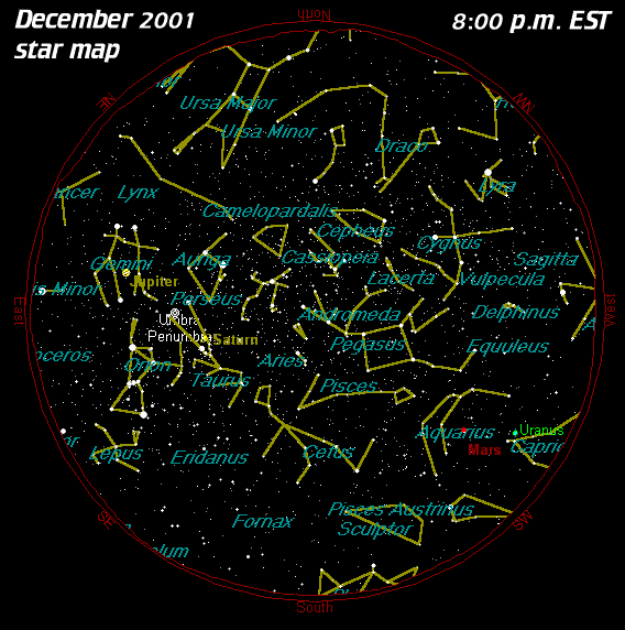 December Star Map