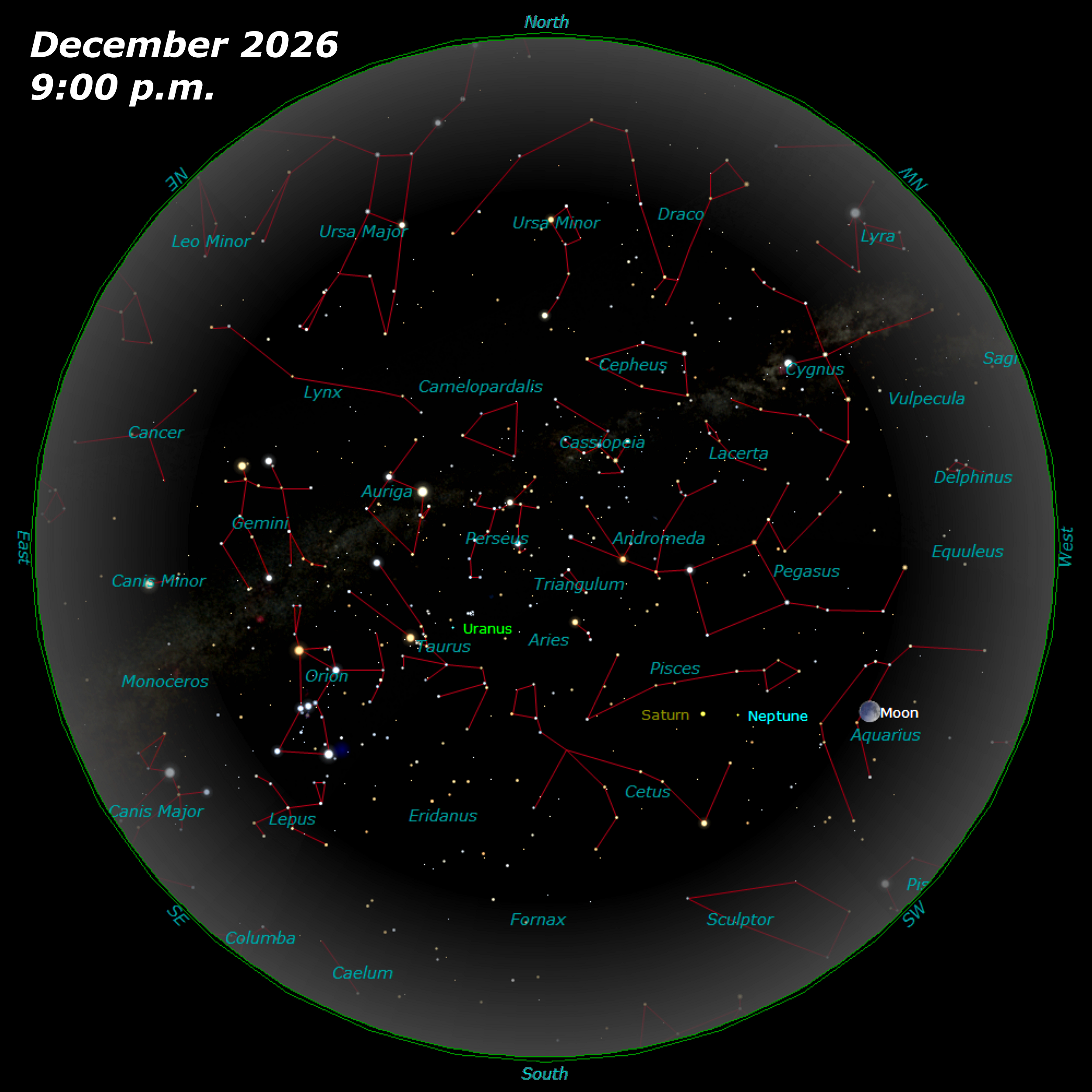 [December Star Map]