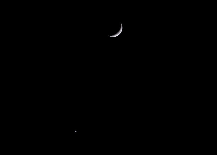 [The moon and Venus]