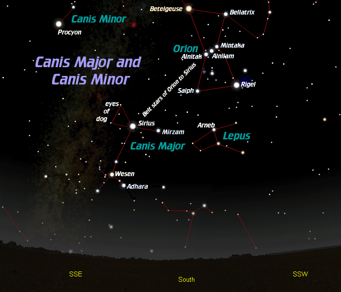 [Canis Major and Minor]