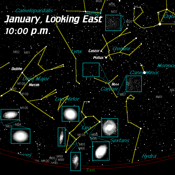 [January, Looking East]
