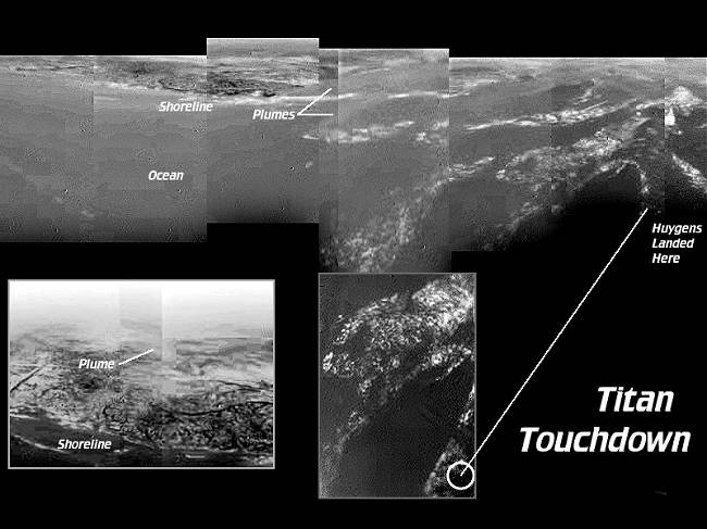 [Huygens Views Titan During Landing]
