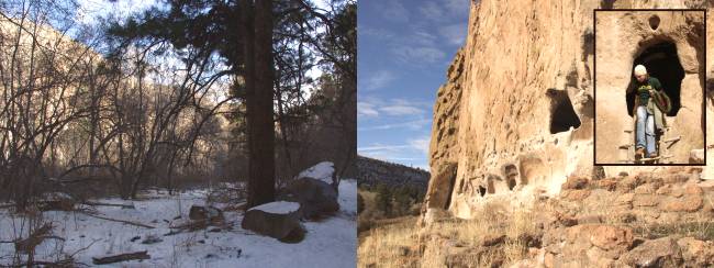 [Frijoles Canyon of Bandelier]