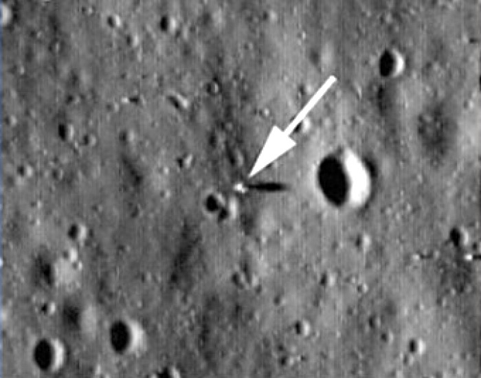 [Apollo Landing Site Photographed]