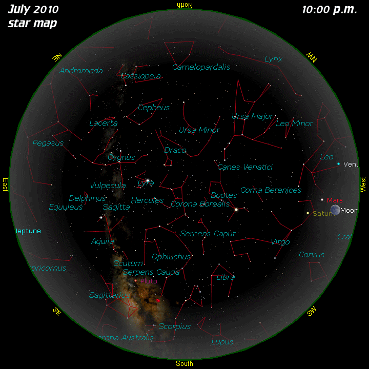 [July Star Map]