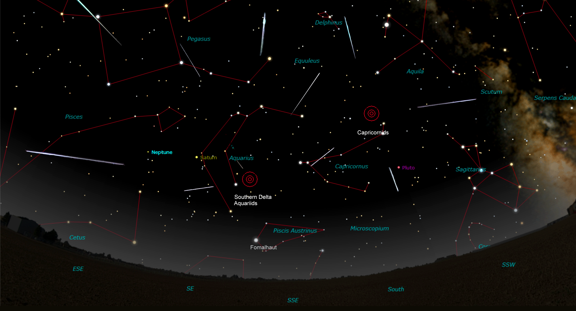 [Late July Meteor Showers]