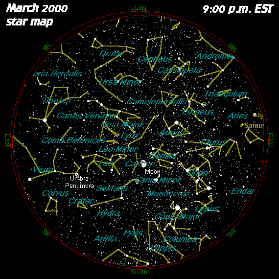 March Star Map