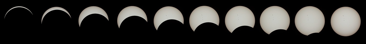 [The Sun Being Released by the Moon, August 17, 2017]