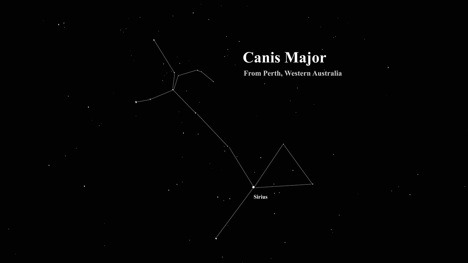 [Canis Major from Center City Perth]