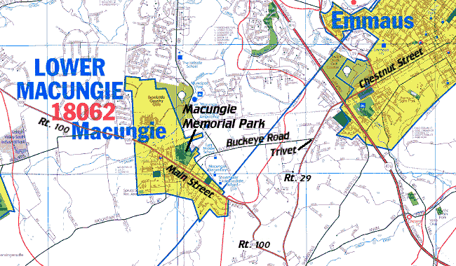[Macungie Memorial Park Map]