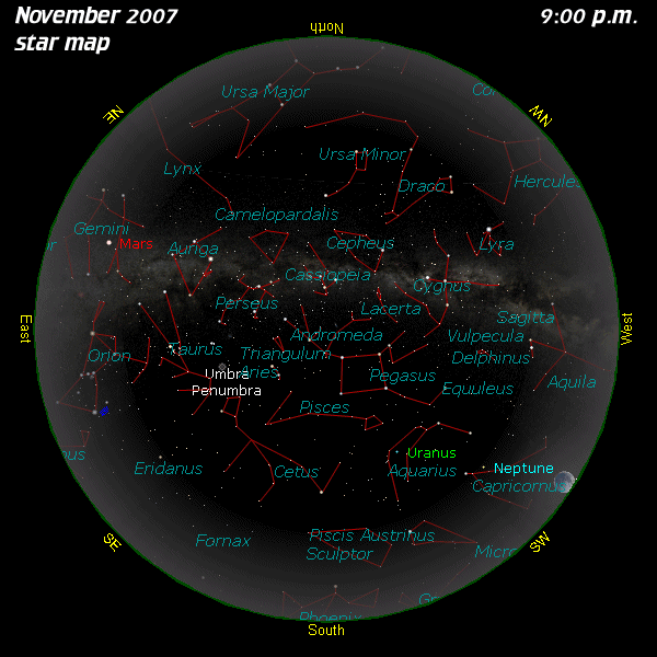 [November Star Map]