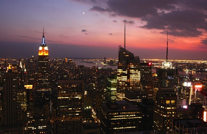 [New York City Sunset]