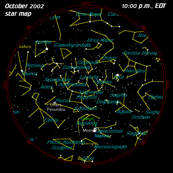 October Star Map