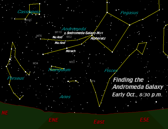 [Andromeda Locator Map]