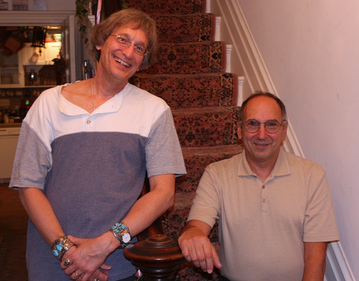 [Gary A. Becker (left) with David Levy]
