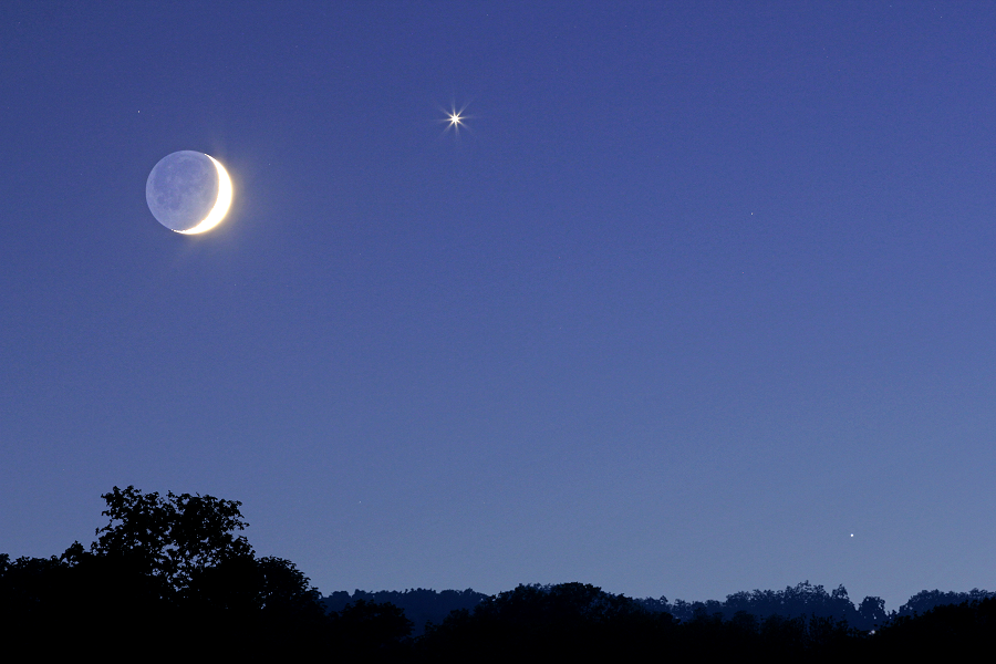 [Moon, Venus, and Spica]