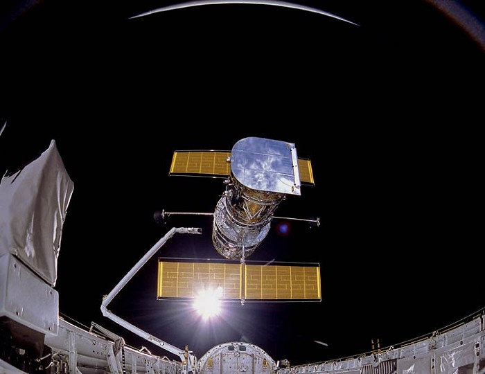 [Hubble deployed in 1990]